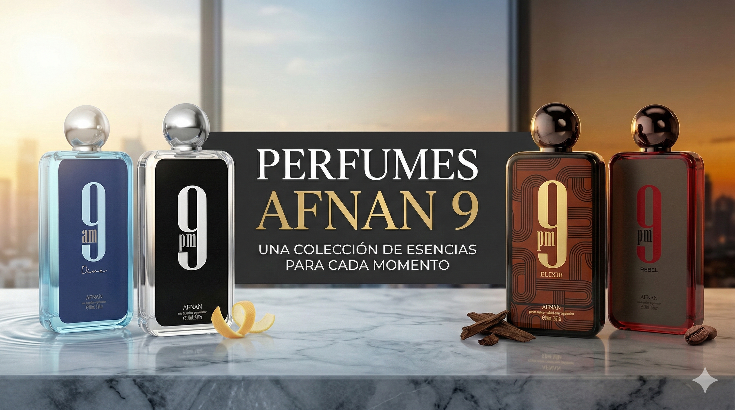 Colección Afnan 9AM & 9PM