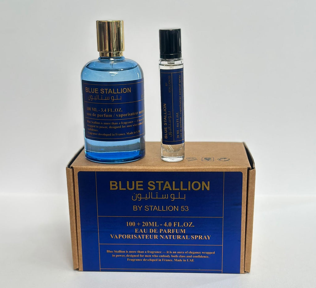 Blue Stallion by Stallion 53- Emper 100 ML+ muestra gratis