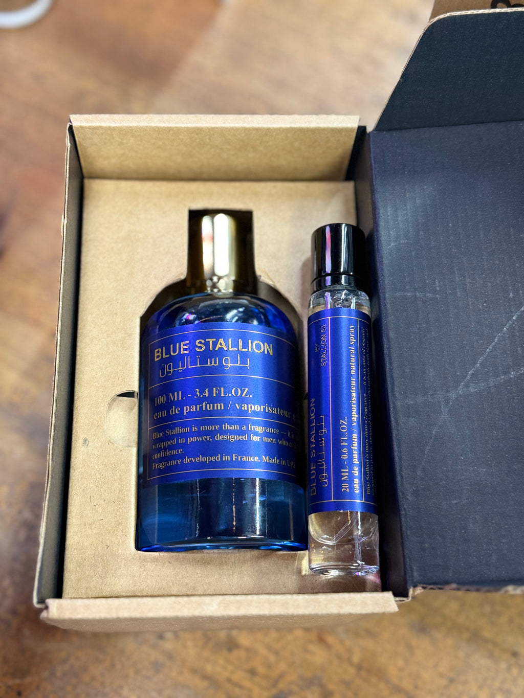 Blue Stallion by Stallion 53- Emper 100 ML+ muestra gratis