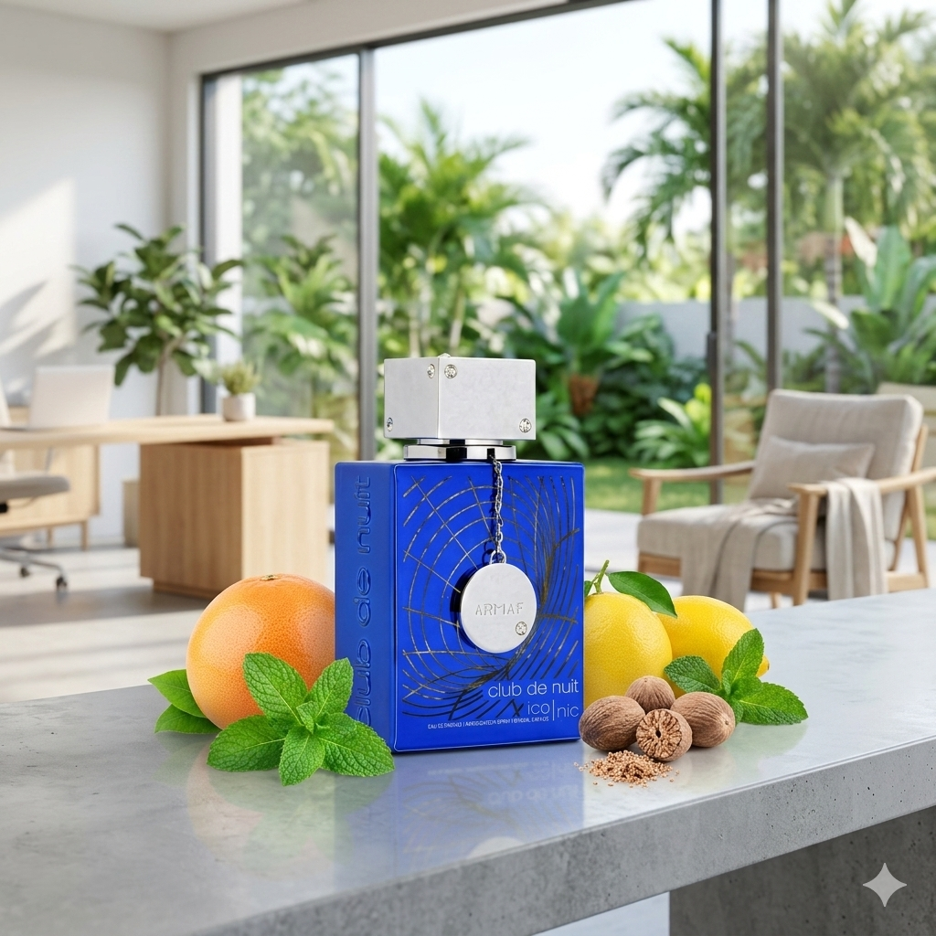 Armaf Club de Nuit Iconic – Perfume Masculino Azul Fresco y Elegante