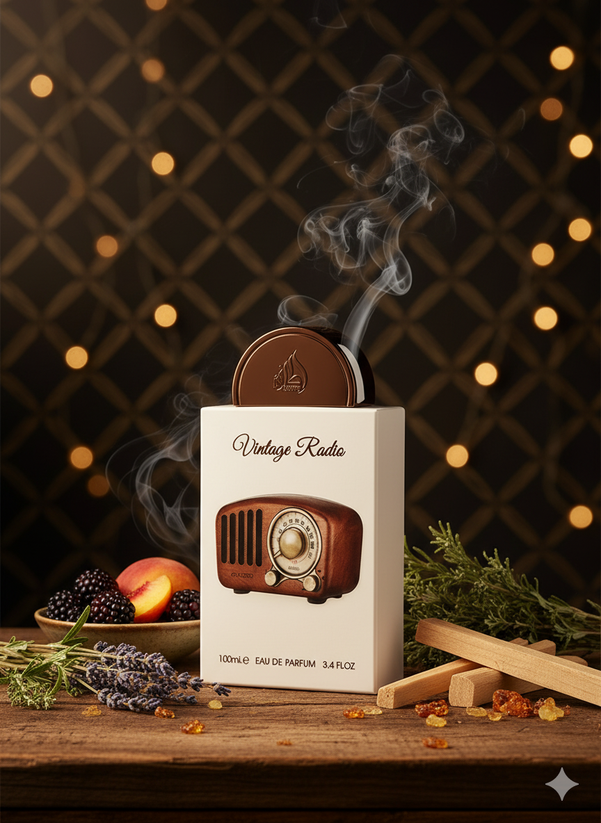 Lattafa Vintage Radio – Dulce Moderno con Toque Elegante