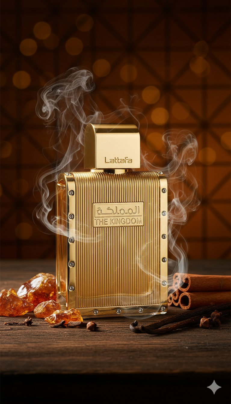 Lattafa The Kingdom for Men – Elegancia Ambarada Moderna