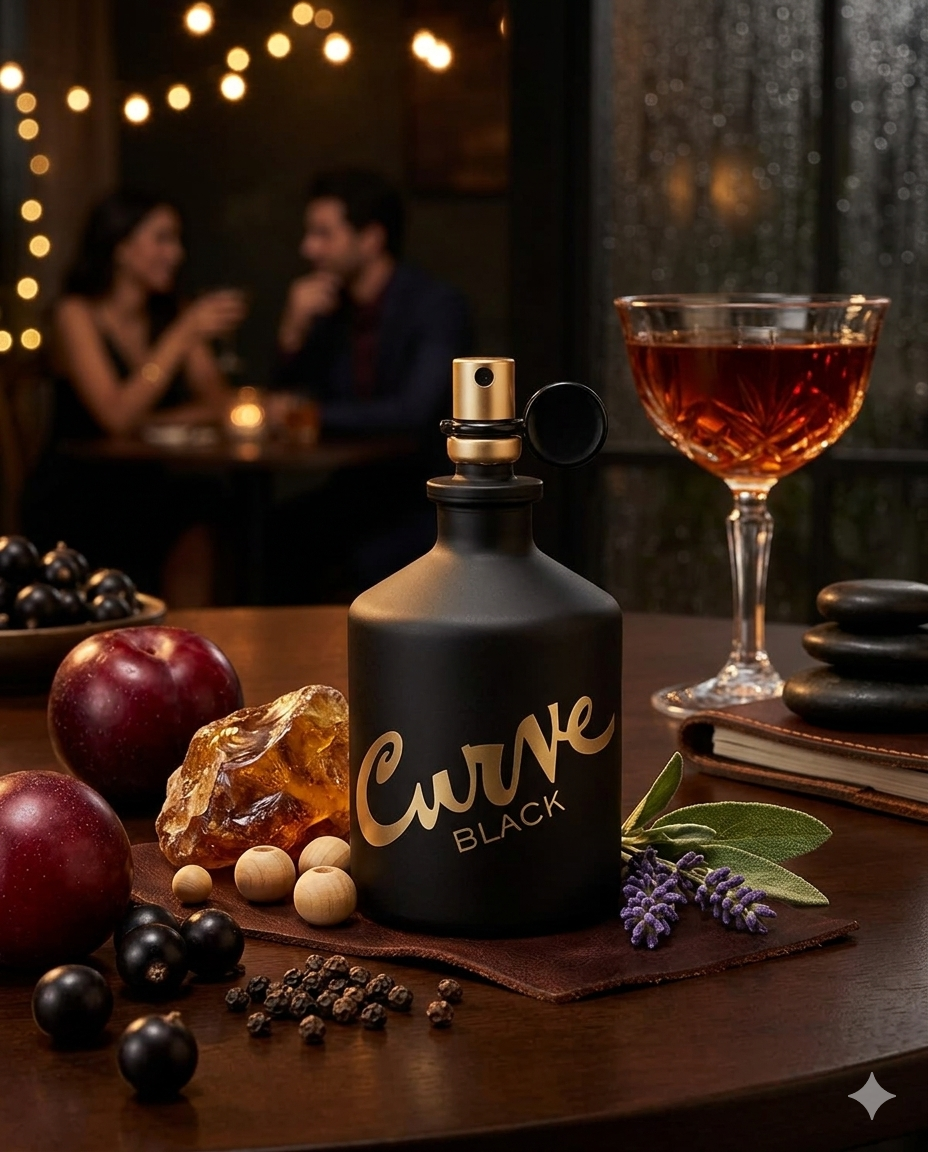 Curve Balck de Liz Claiborne – Perfume Masculino Dulce y Seductor para Noche