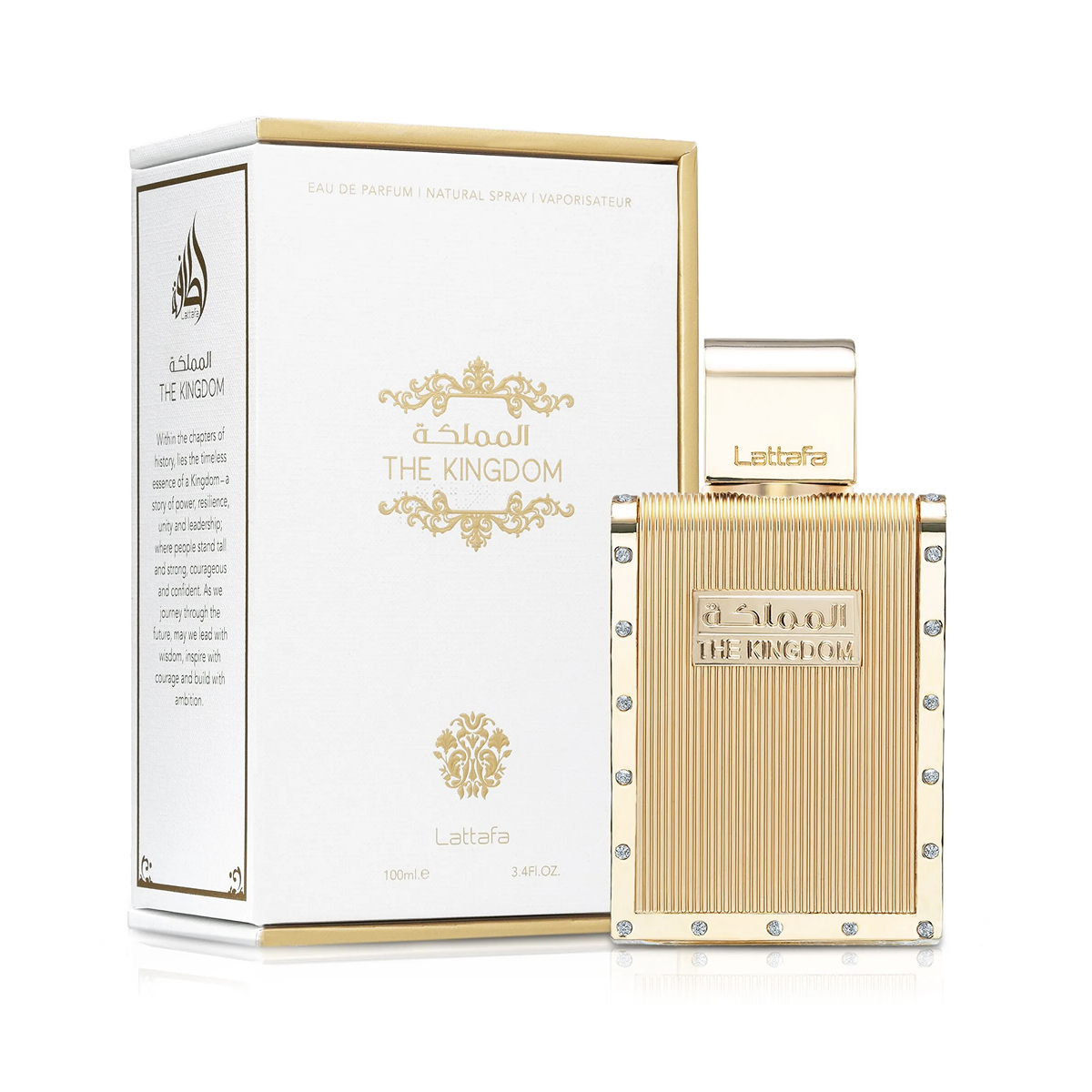 Lattafa The Kingdom for Men – Elegancia Ambarada Moderna