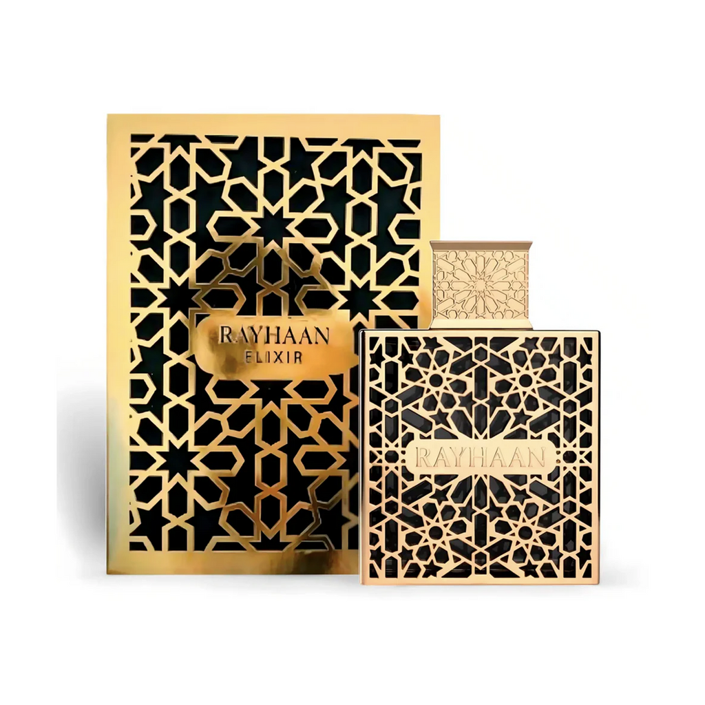 Rayhaan Elixir: Fragancia Masculina Dulce de Alta Duración