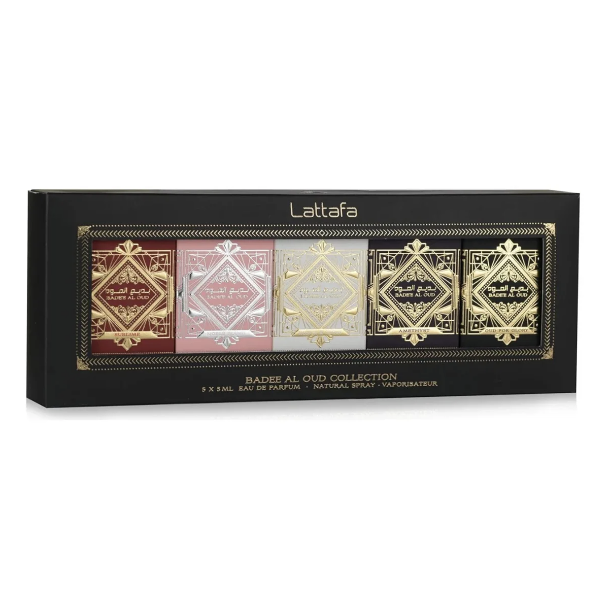 Set Mini Bade Al Oud Lattafa en Costa Rica – Colección Árabe Exclusiva en Tamaño Viaje